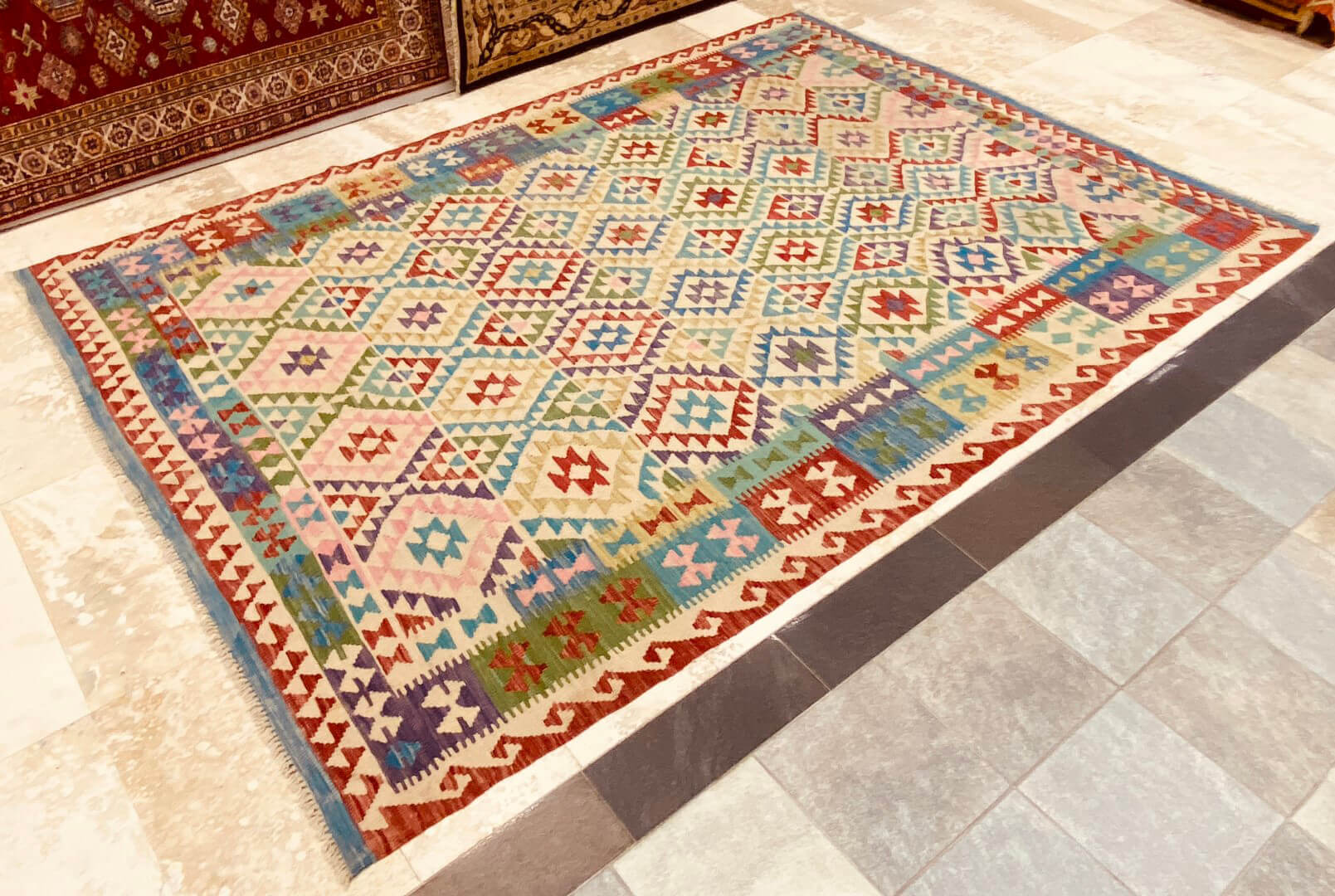 Oriental rug Kelim Waziri