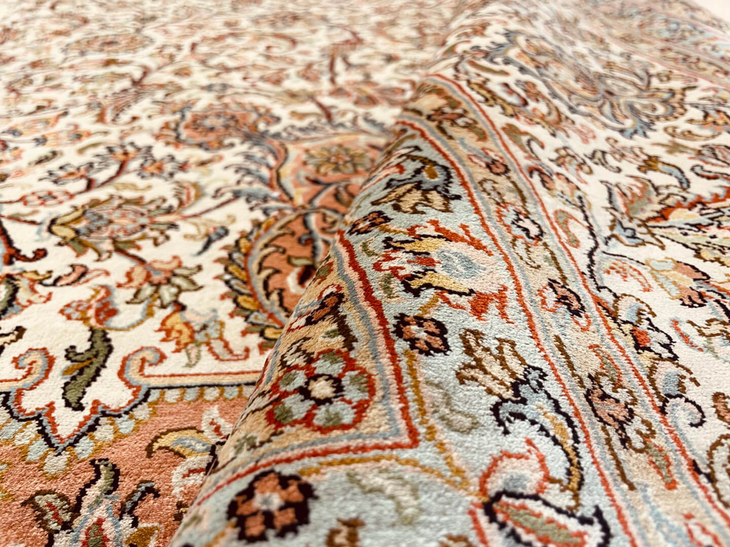 Orientální koberec Kašmír Hedvábí na Hedvábí Royal