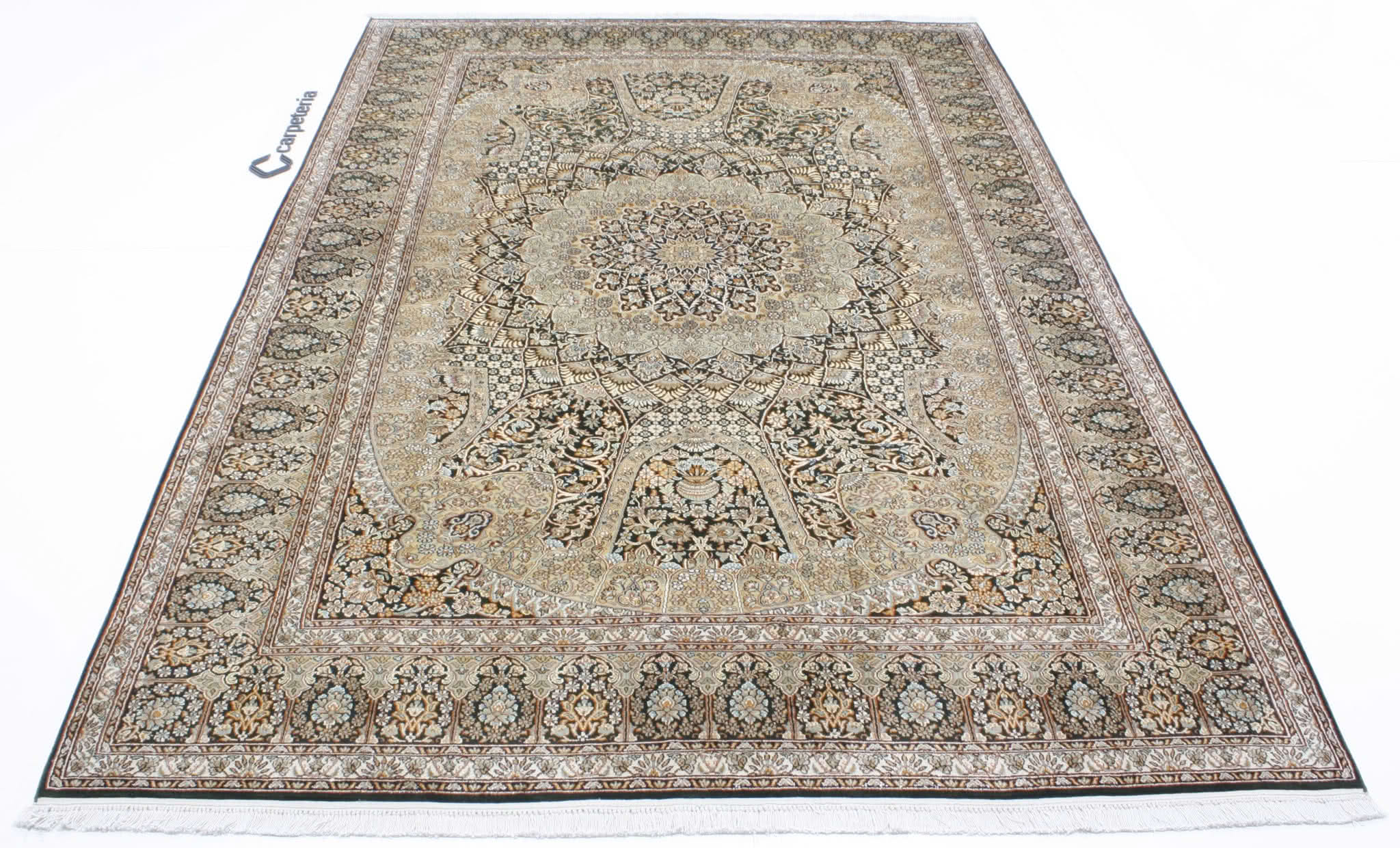 Orientální koberec Kašmír hedvábí Exkluziv