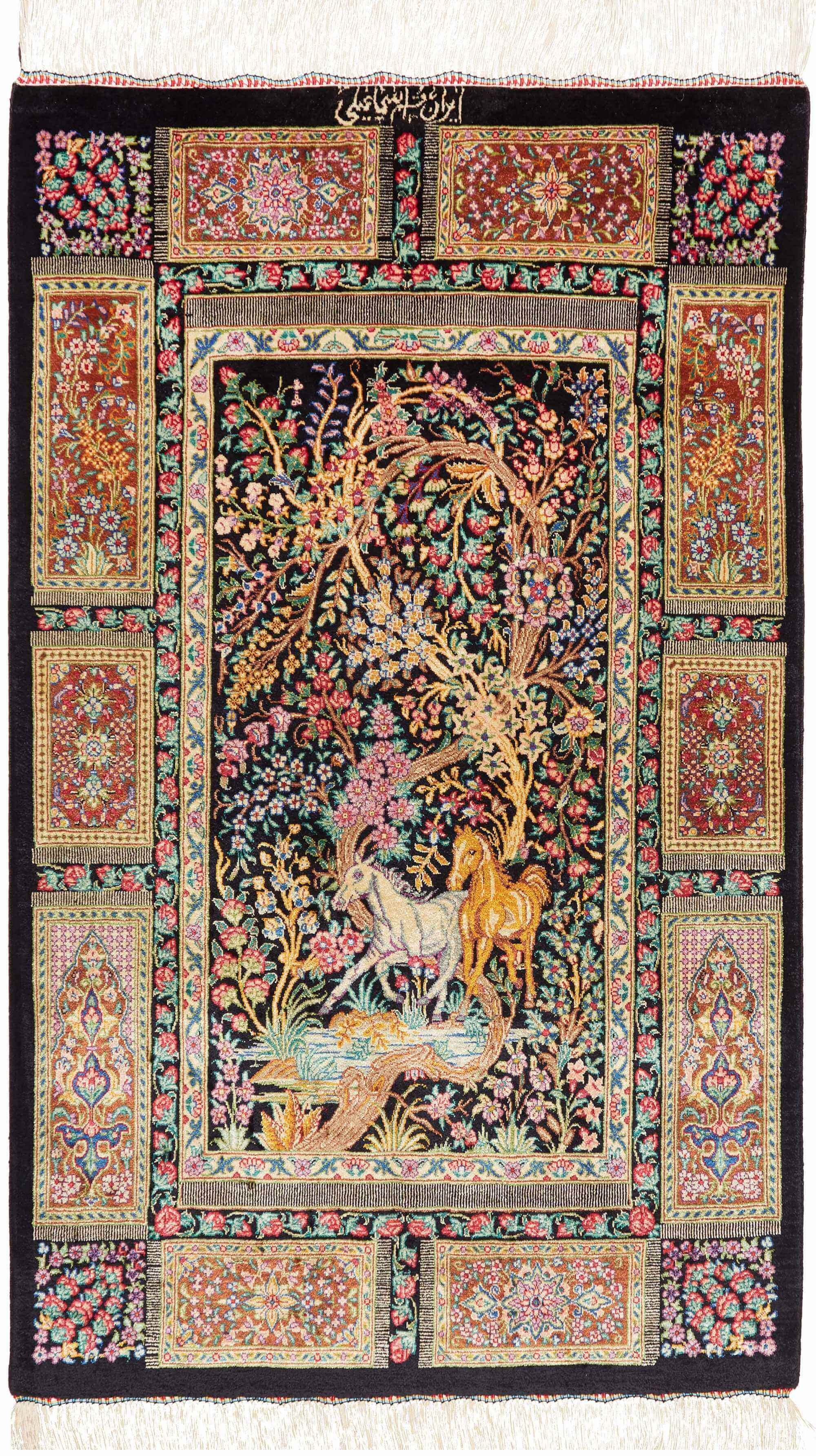 Perský koberec Qom Hedvábí Royal