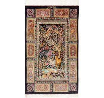 Perský koberec Qom Hedvábí Royal