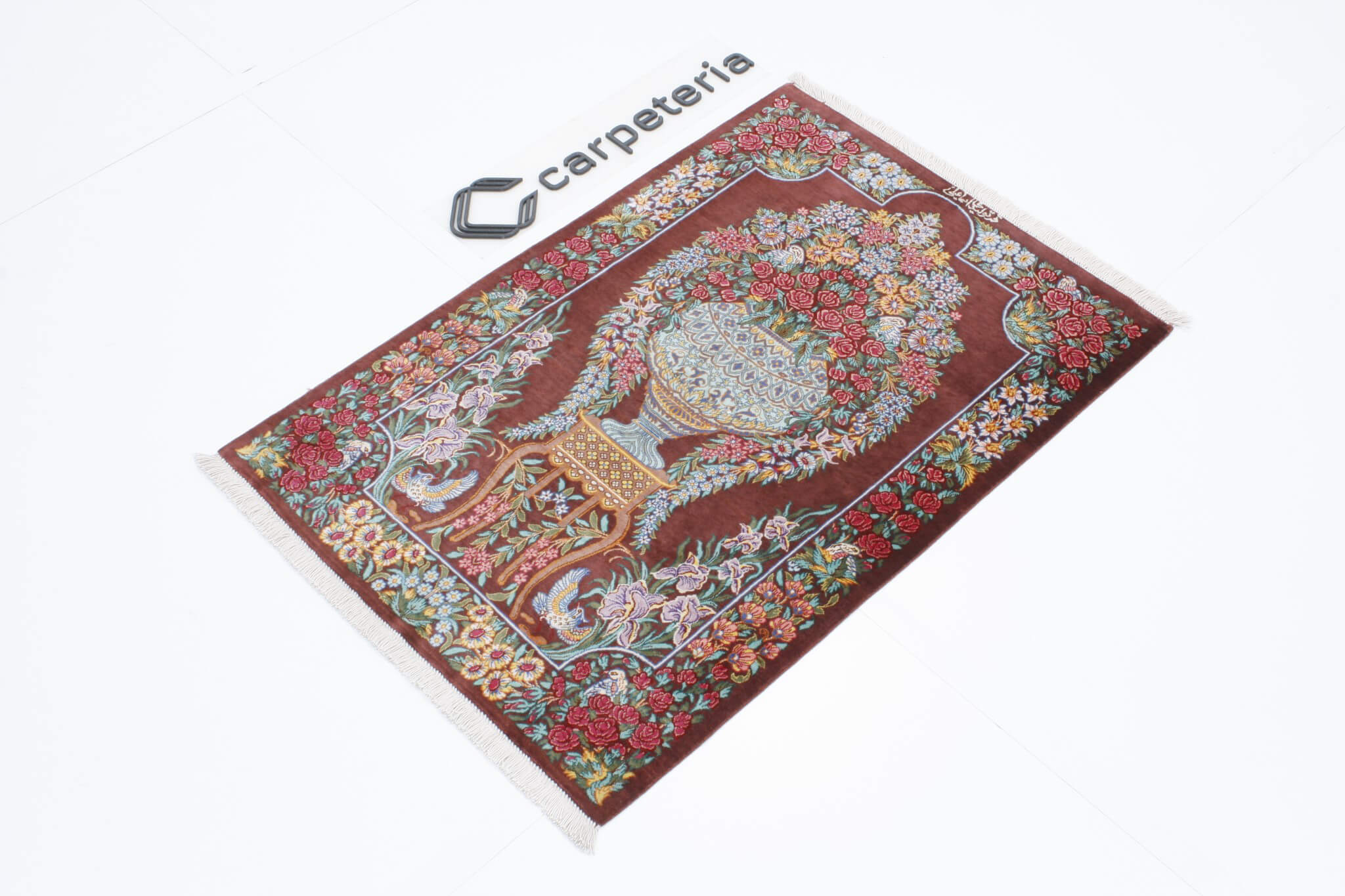 Perský koberec Qom Hedvábí Royal