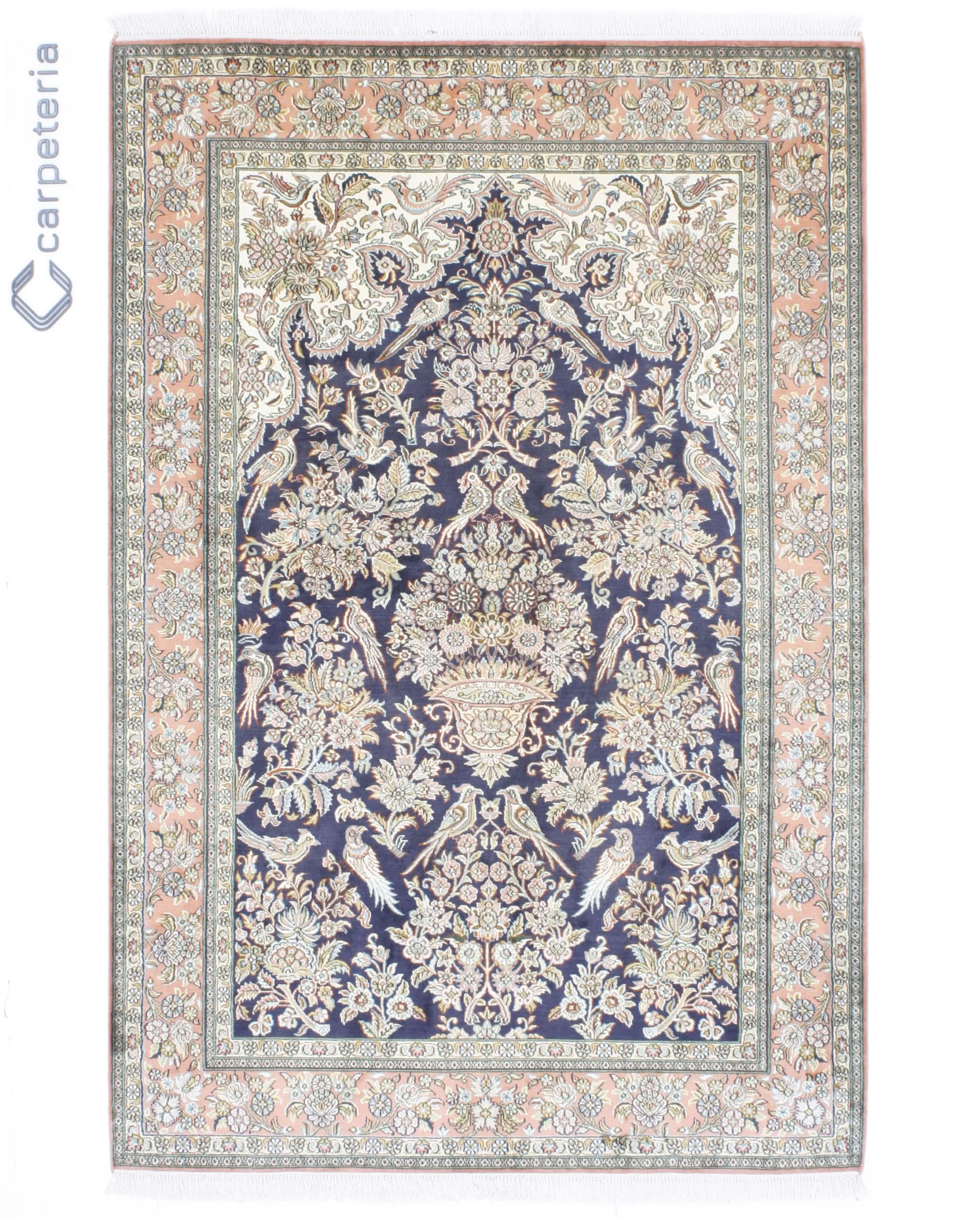 Orientální koberec Kašmír hedvábí Exkluziv