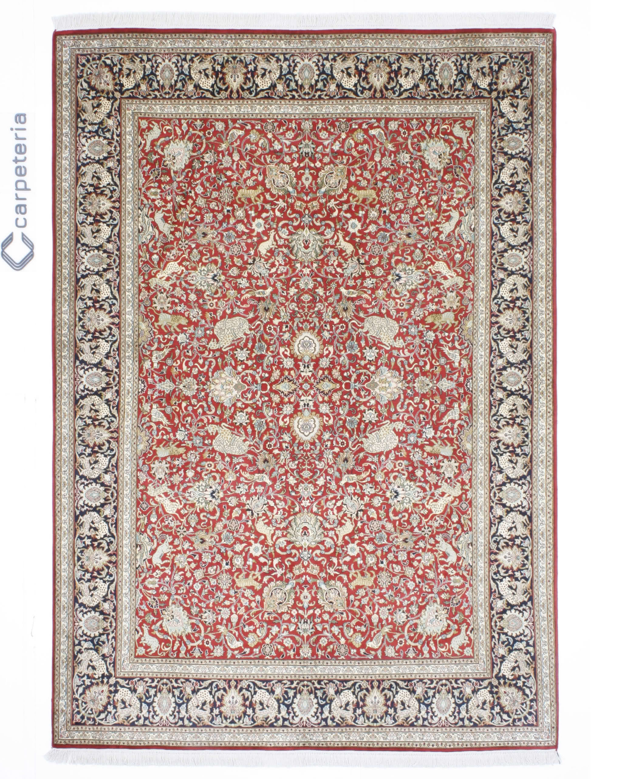 Oriental rug Kašmír hedvábí/hedvábí Royal