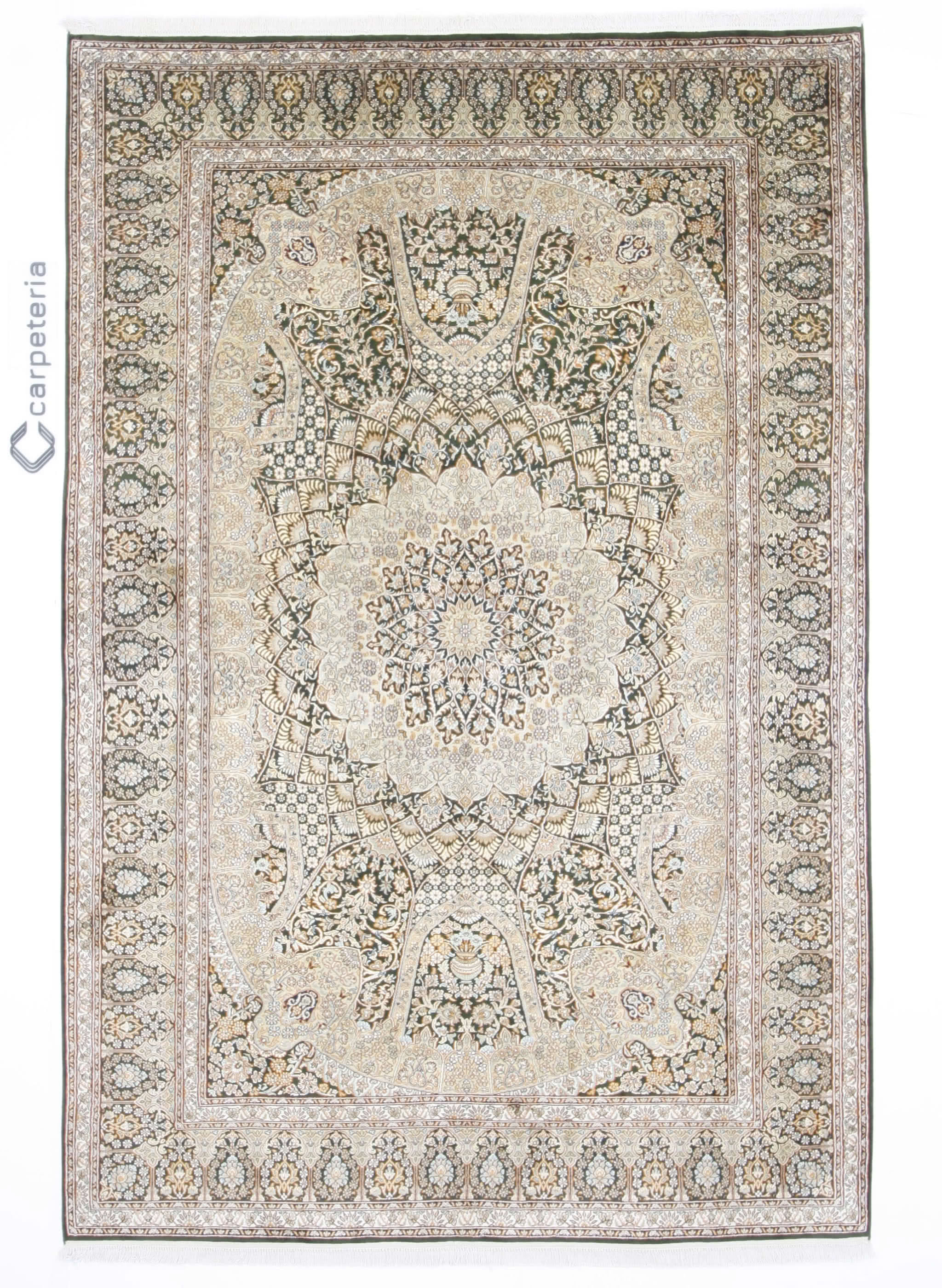 Orientální koberec Kašmír hedvábí Exkluziv