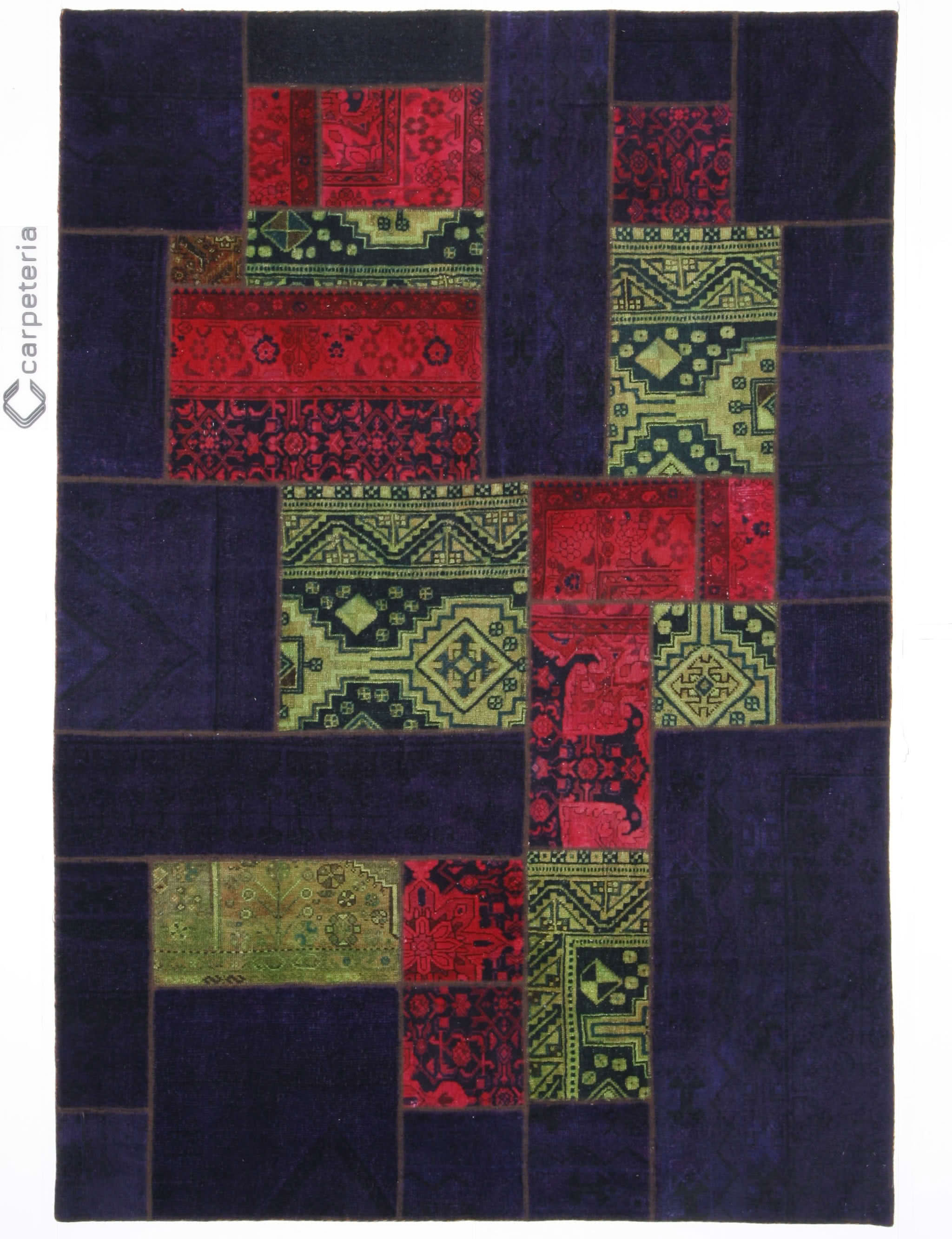 Perský koberec Patchwork Modern