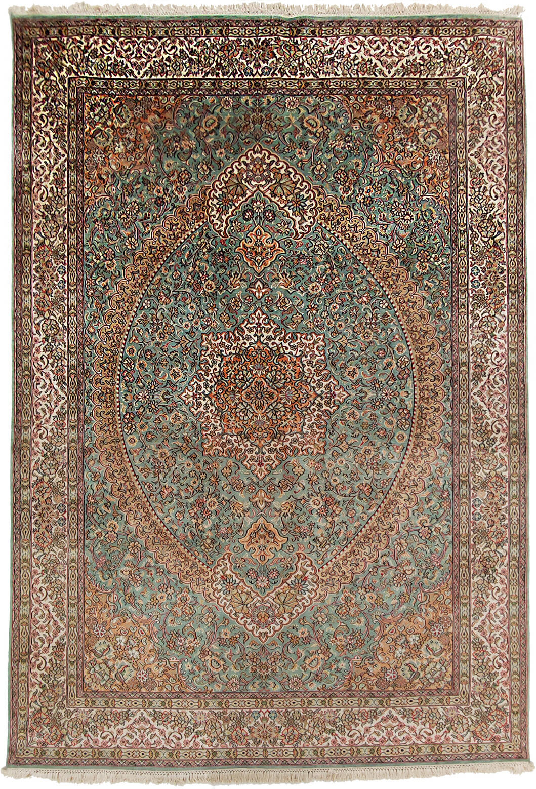 Oriental rug Kashmir silk Royal