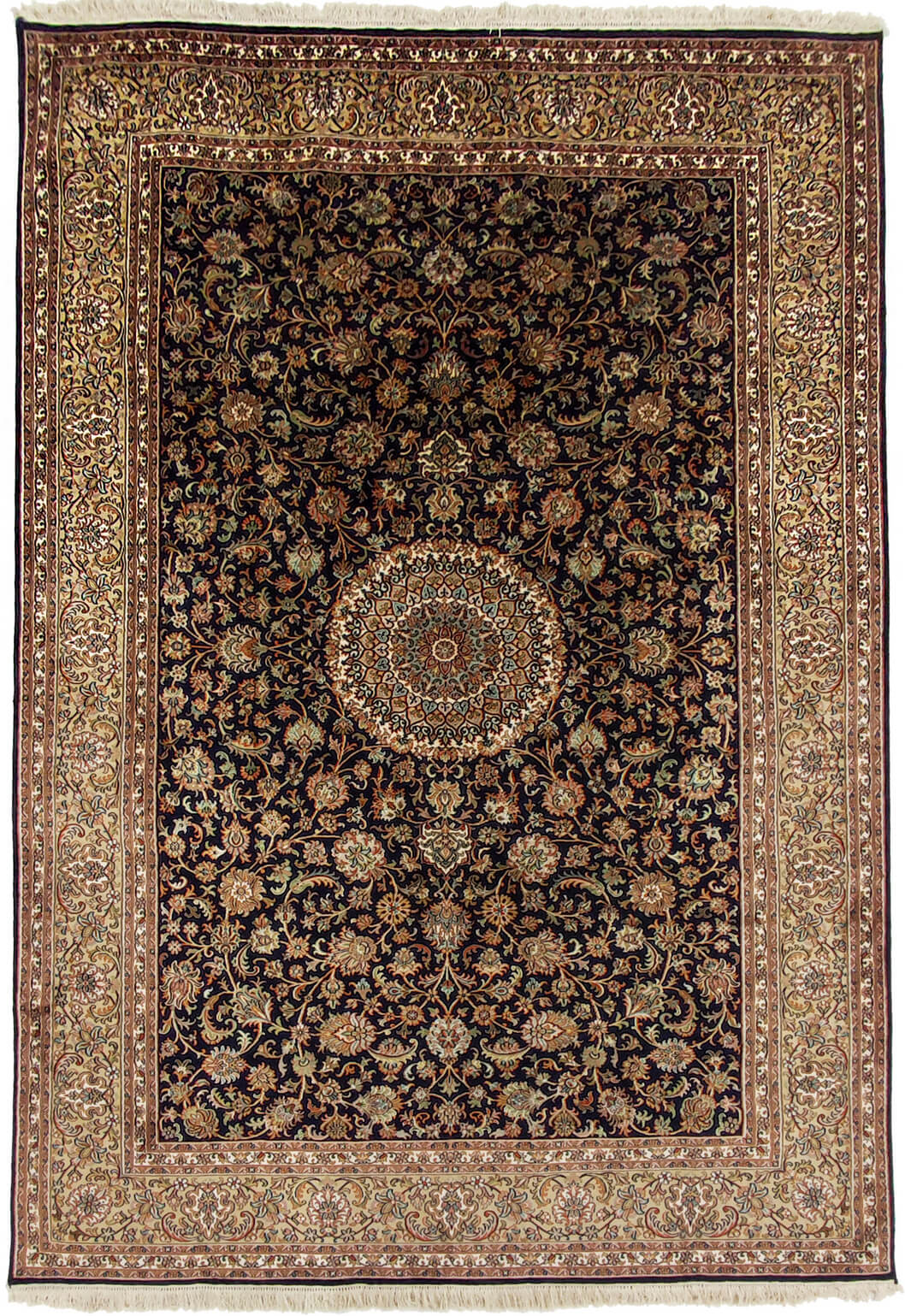 Oriental rug Kashmir silk Royal