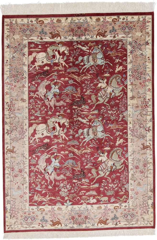 Persian rug Qom