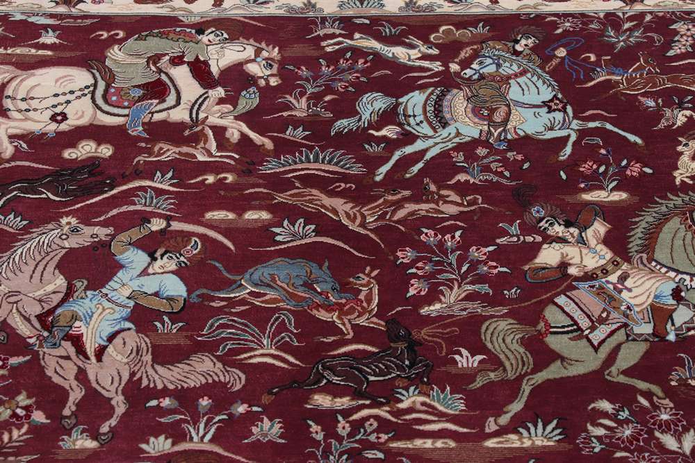 Persian rug Qom