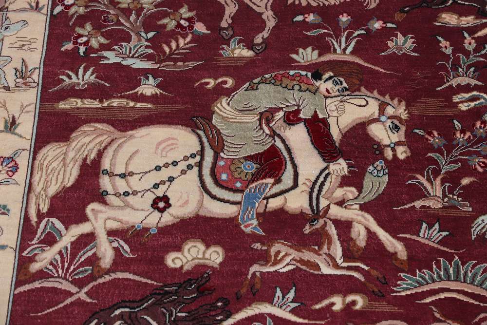 Persian rug Qom