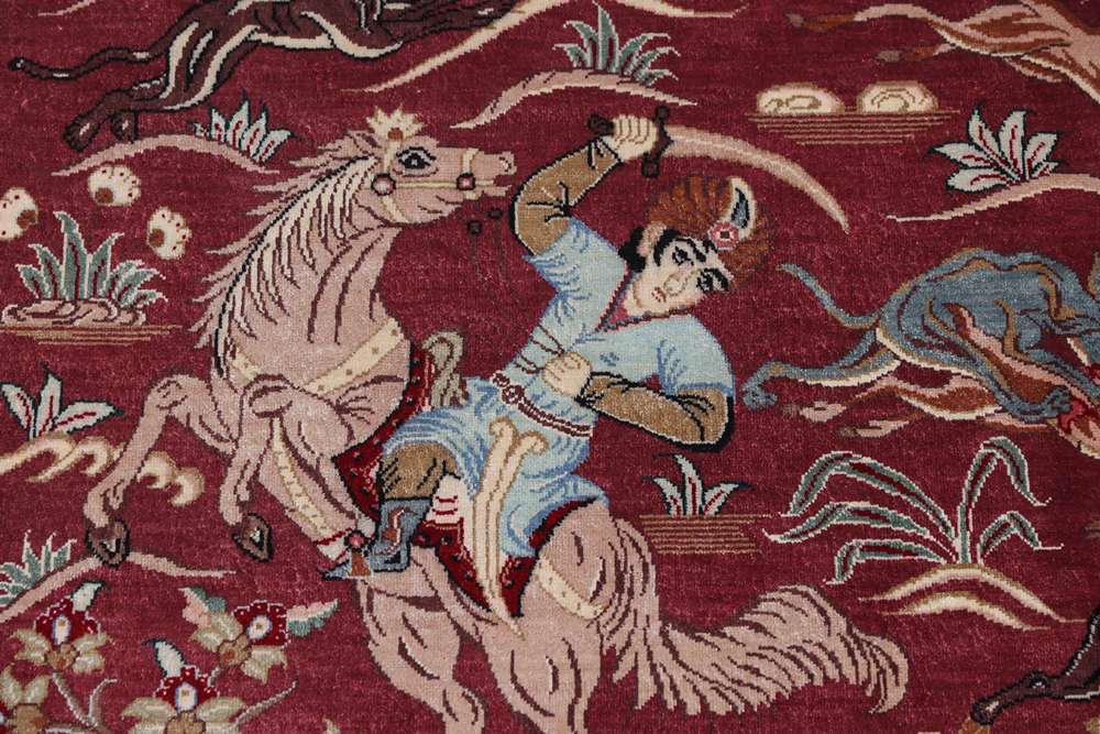 Persian rug Qom