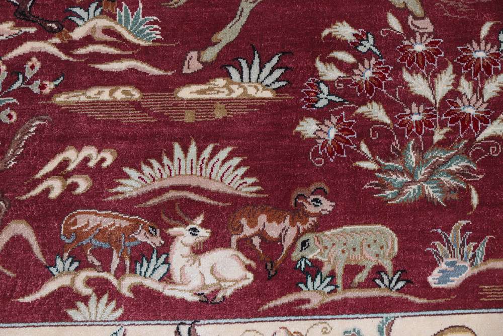 Persian rug Qom