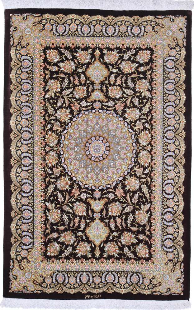 Persian rug Qom