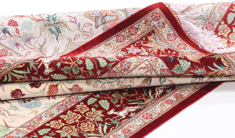 Persian rug Qom