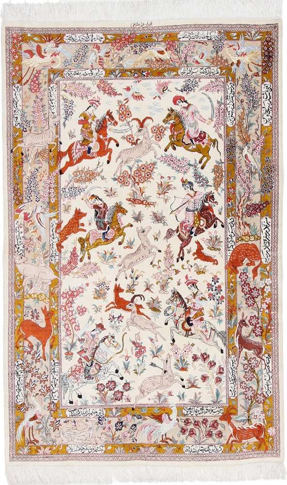 Persian rug Qom