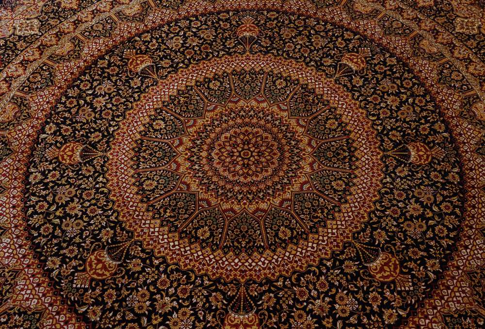 Persian rug Qom