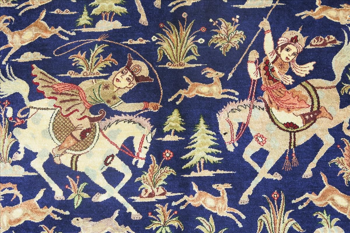 Oriental rug Ghom Silk Imperial