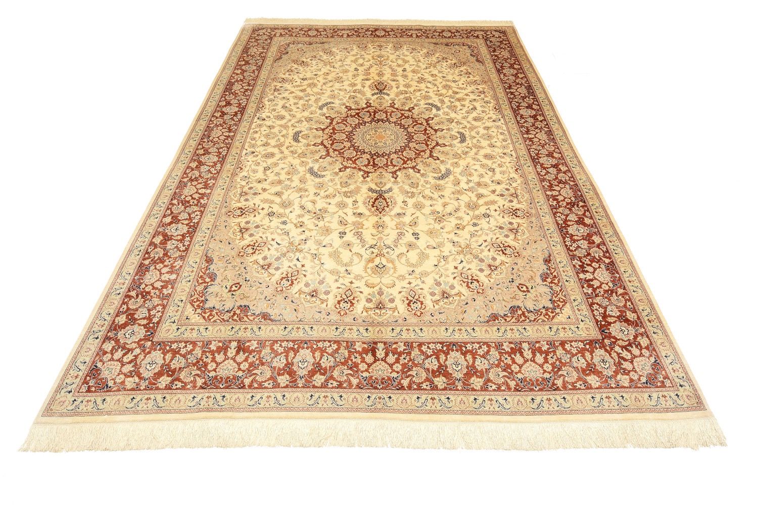 Oriental rug Ghom Silk Royal