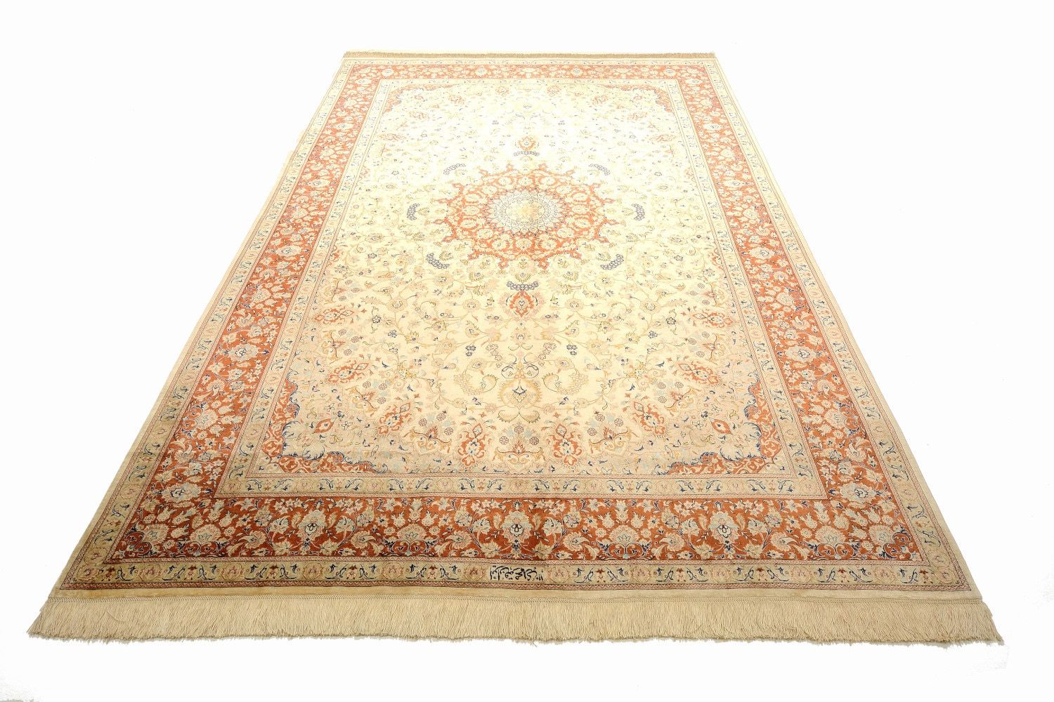 Oriental rug Ghom Silk Royal