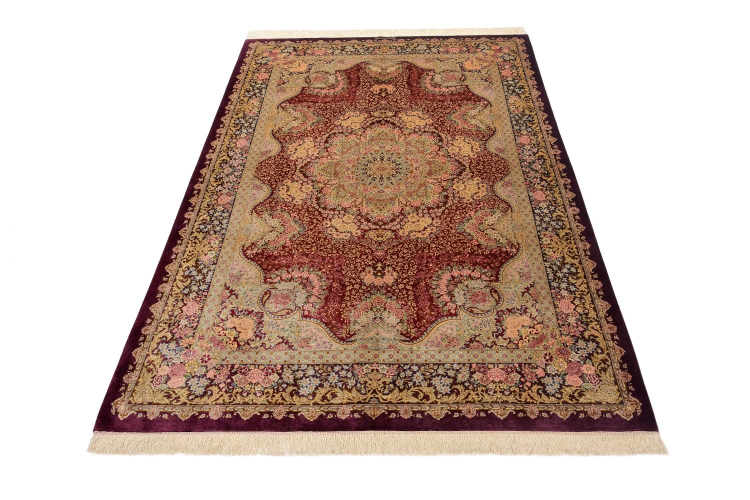 Oriental rug Ghom Silk Royal