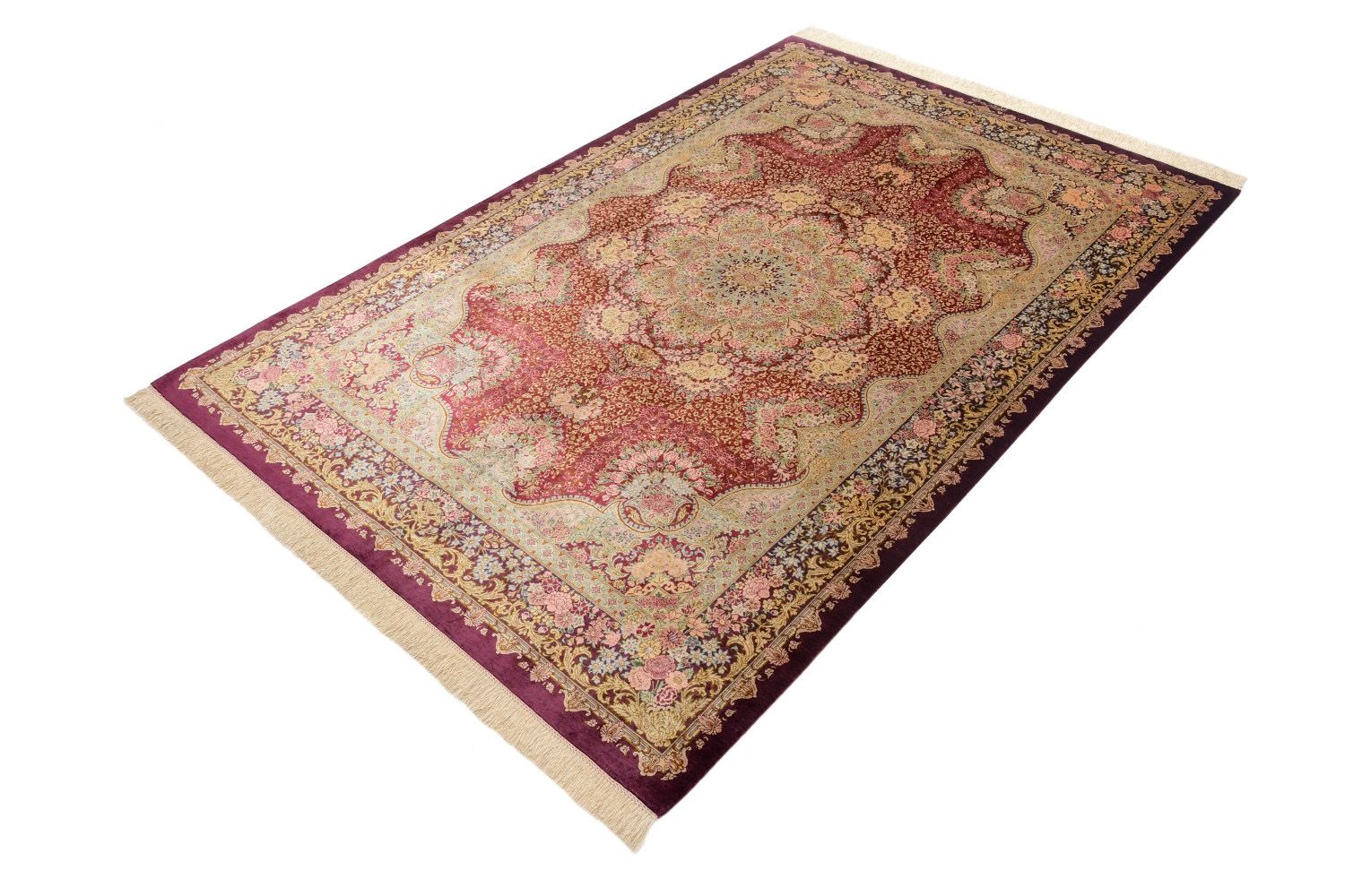 Oriental rug Ghom Silk Royal