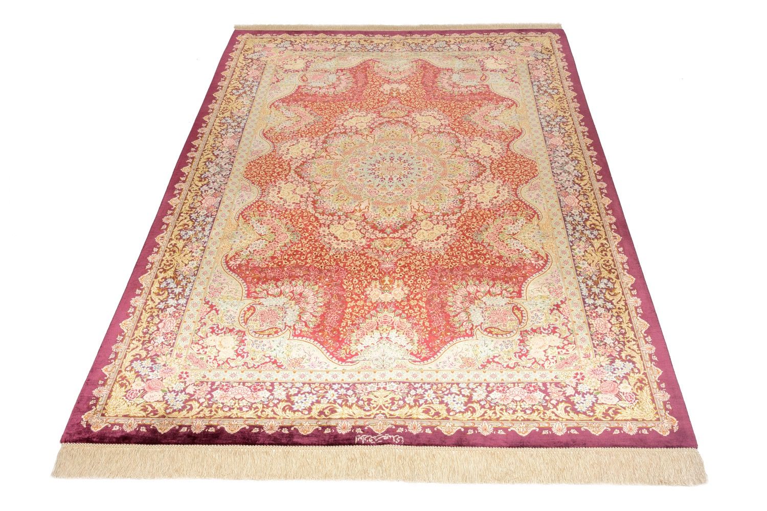 Oriental rug Ghom Silk Royal