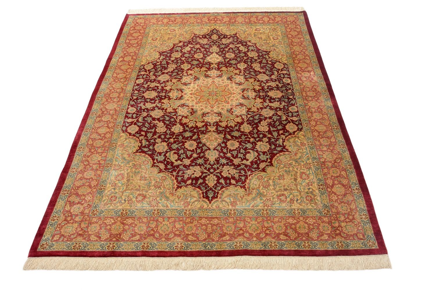 Oriental rug Ghom Silk Royal