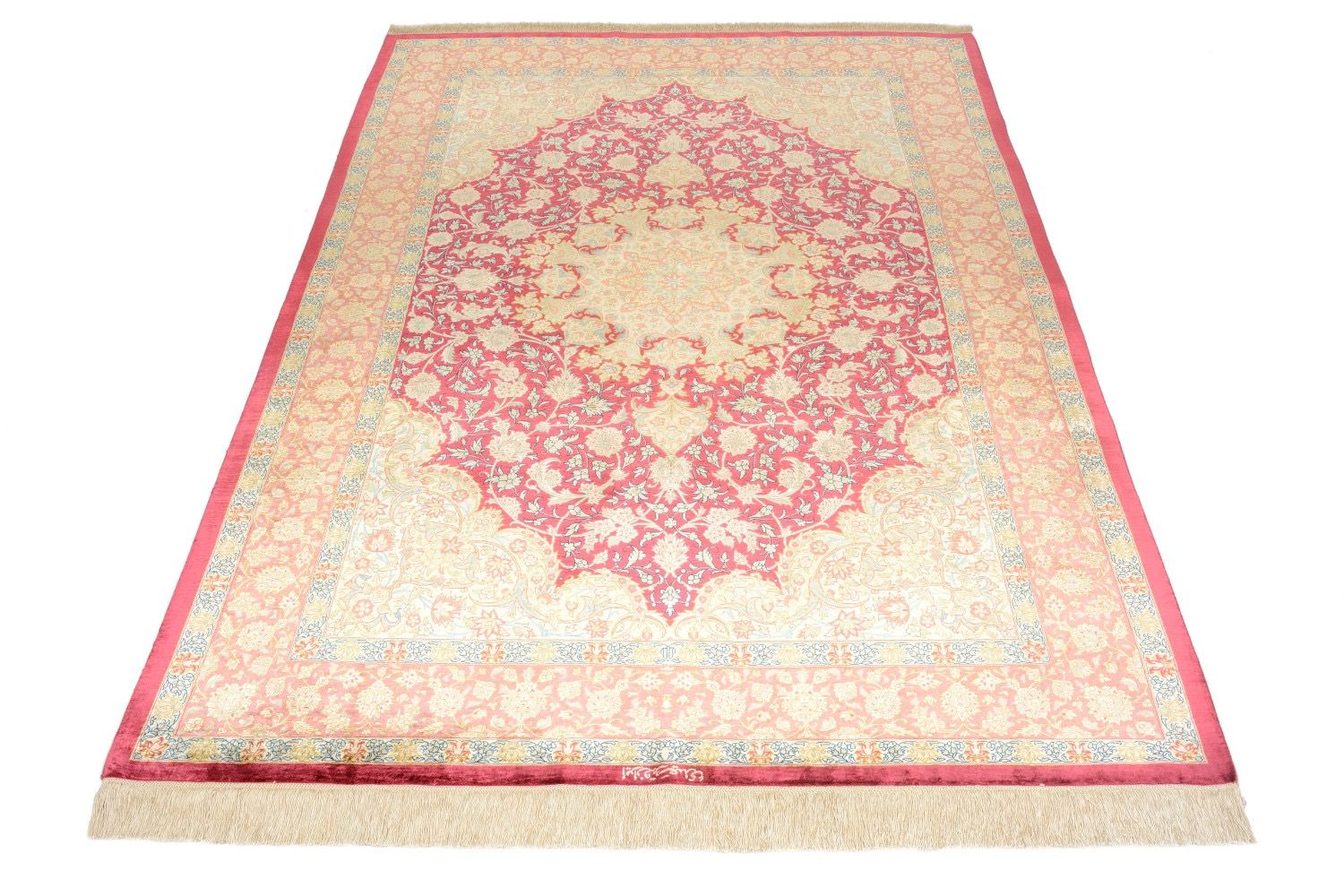 Orientální koberec Qom Hedvábí Royal