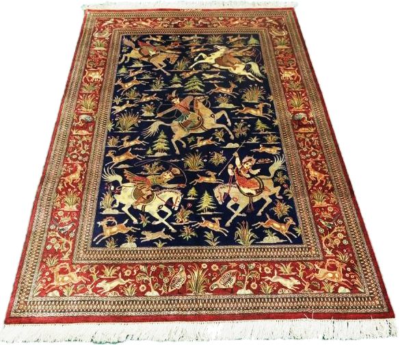 Oriental rug Ghom Silk Imperial