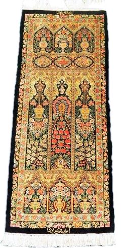 Orientální koberec Qom Hedvábí