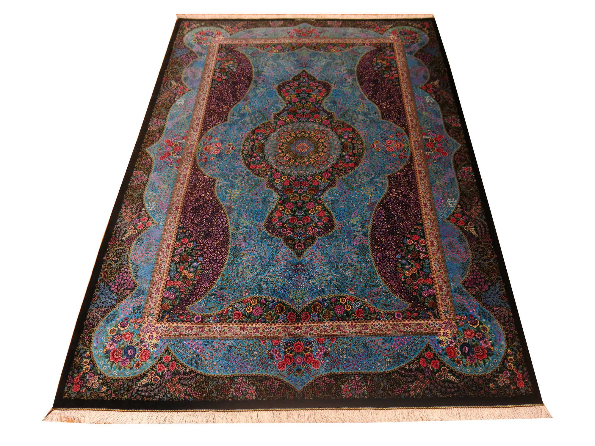 Orientální koberec Qom Hedvábí Imperial