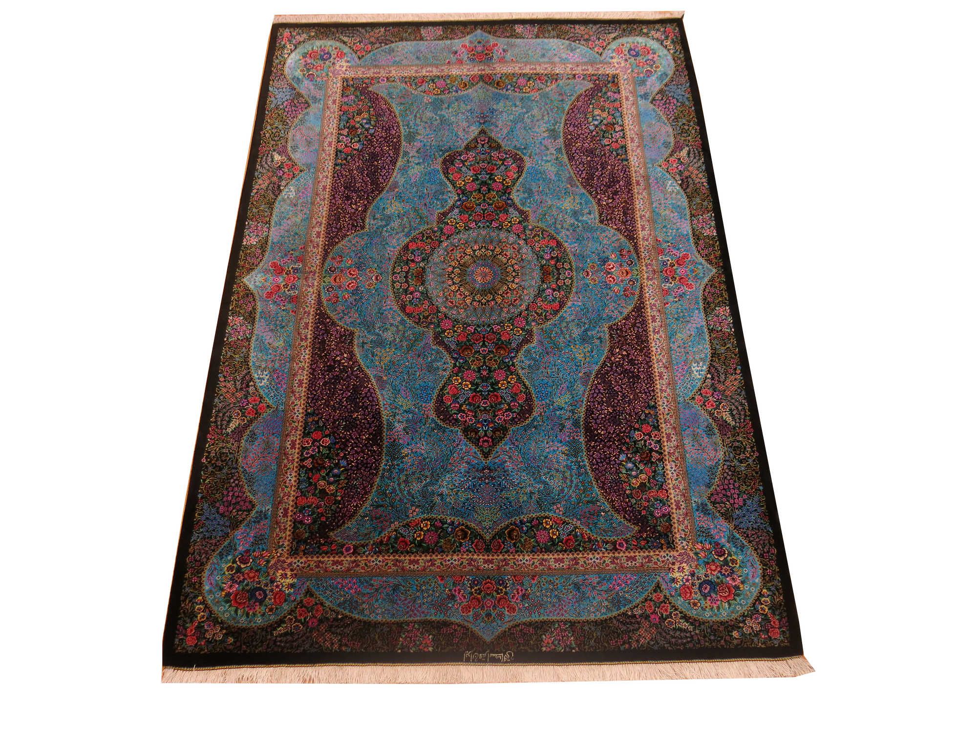 Oriental rug Ghom Silk Imperial