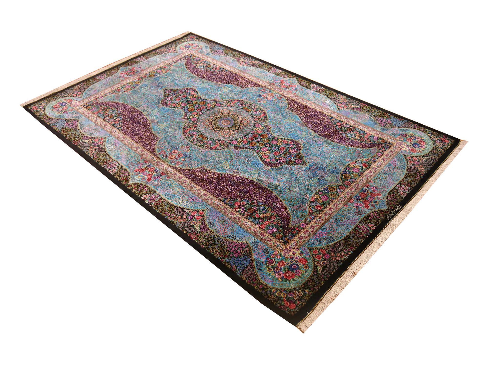 Oriental rug Ghom Silk Imperial