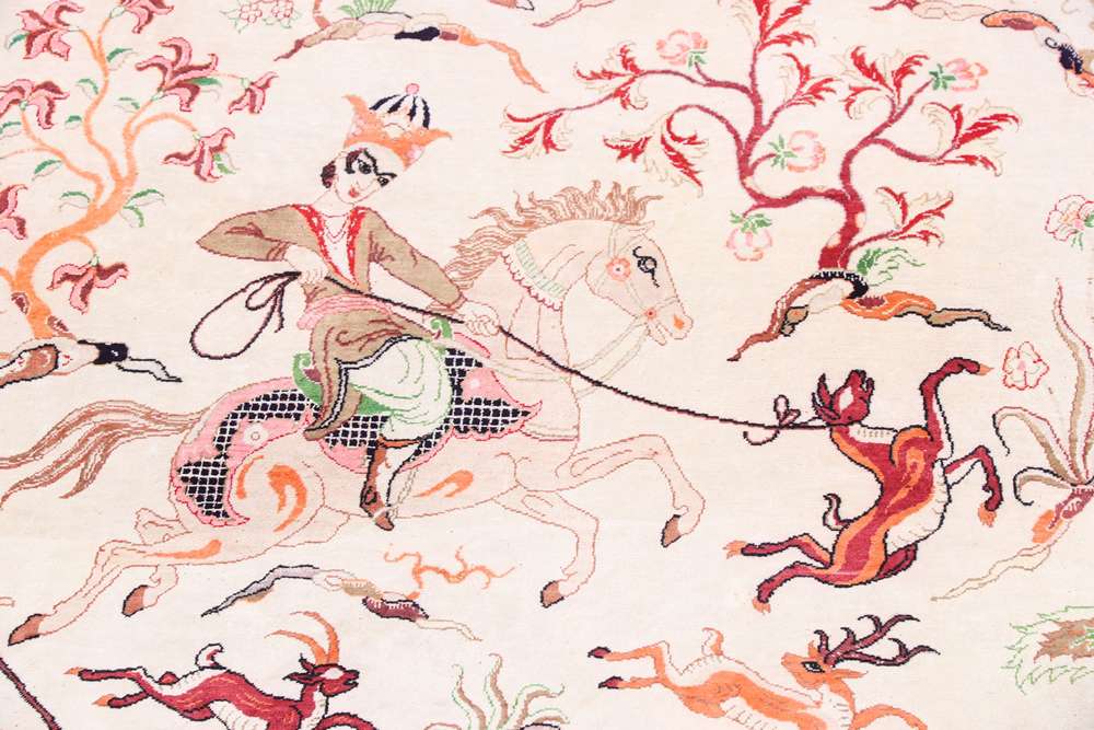 Persian rug Qom
