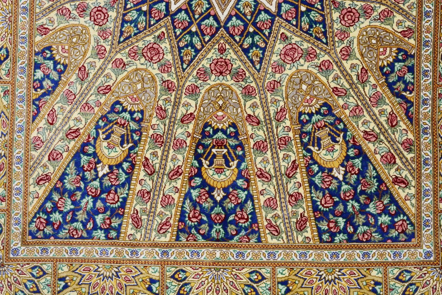 Orientální koberec Qom Hedvábí Royal