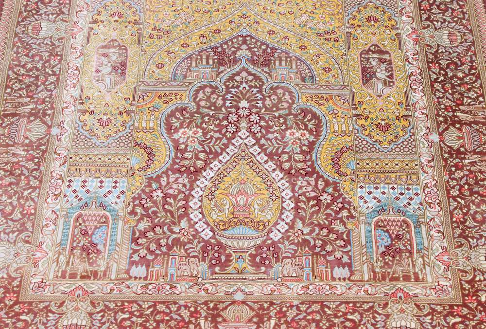 Persian rug Qom
