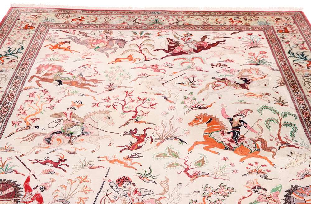 Persian rug Qom