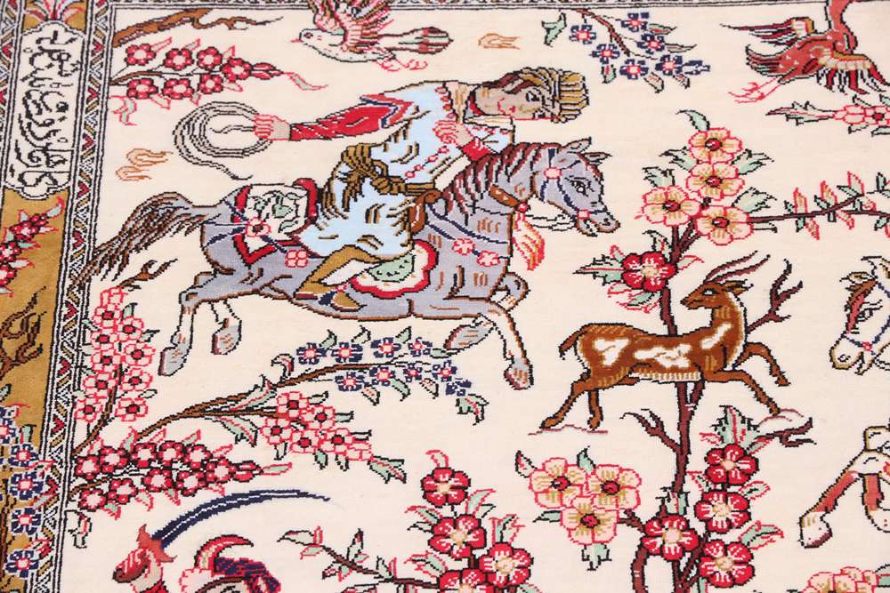 Persian rug Qom