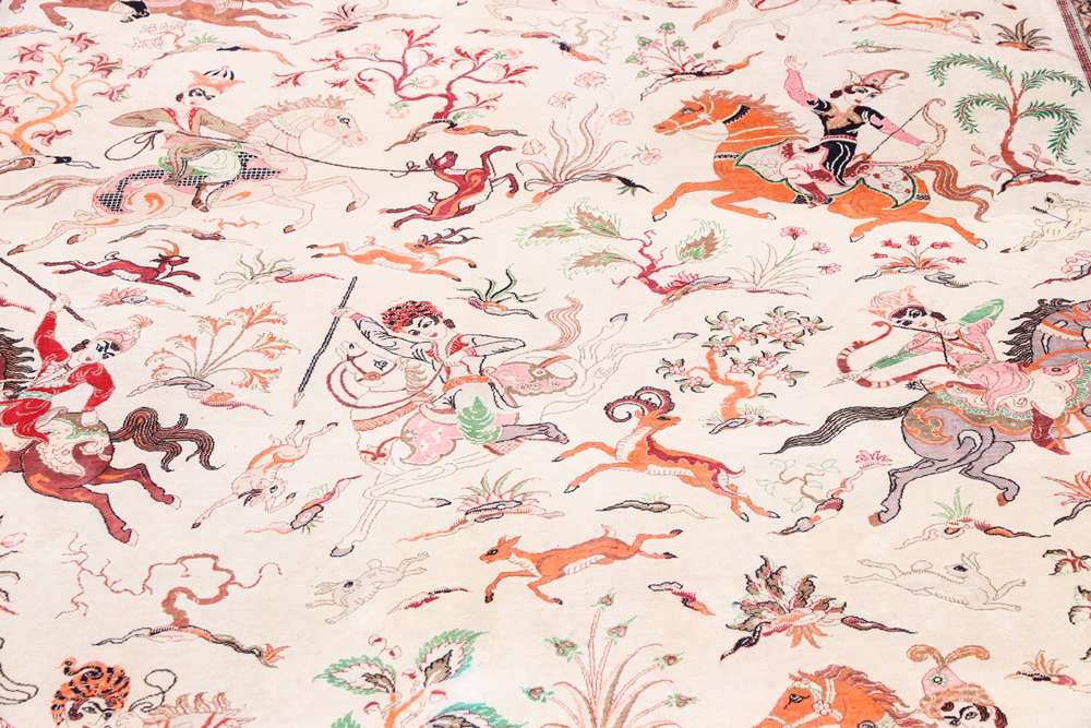 Persian rug Qom