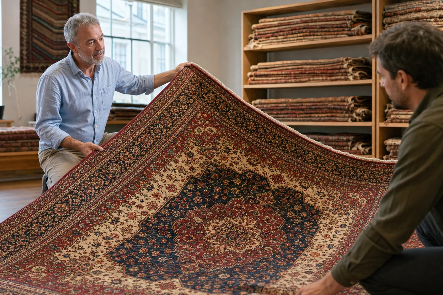 Where can I buy a genuine Persian rug without getting misled?