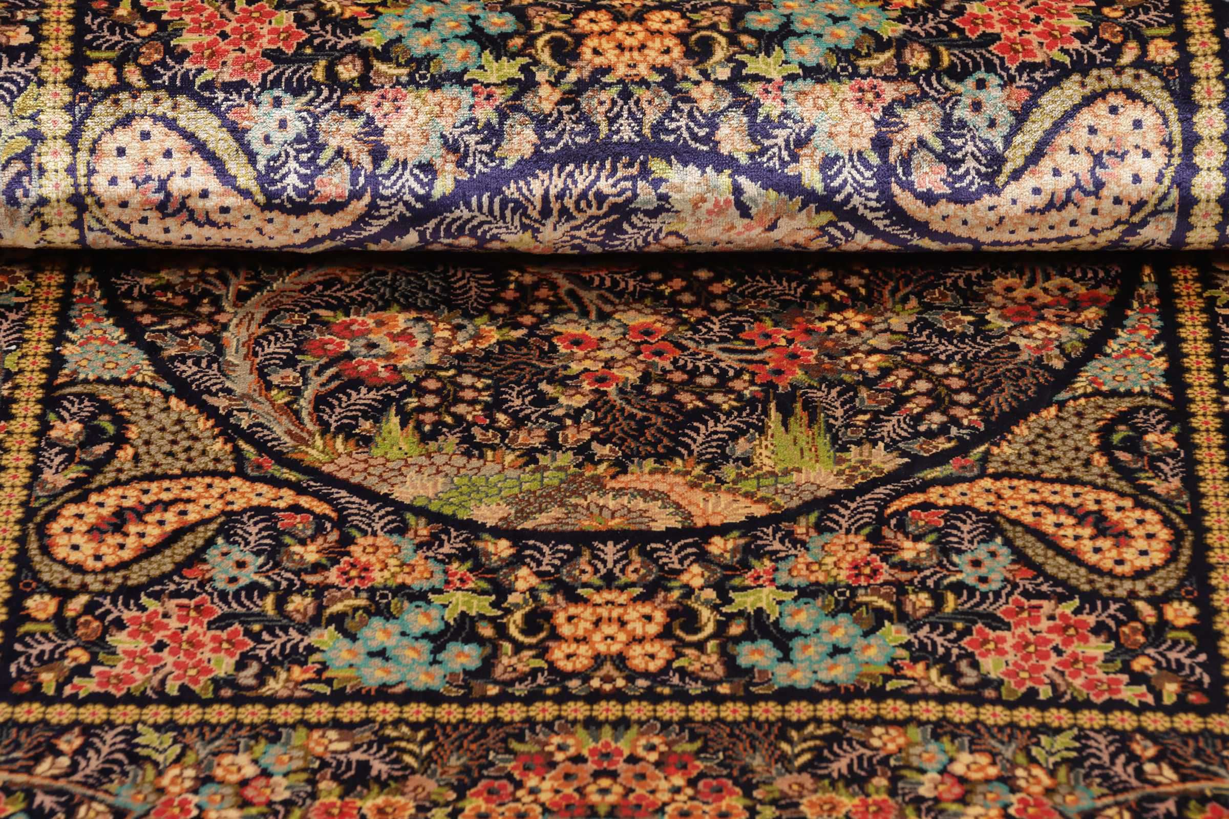 Persian rug Ghom Silk Royal