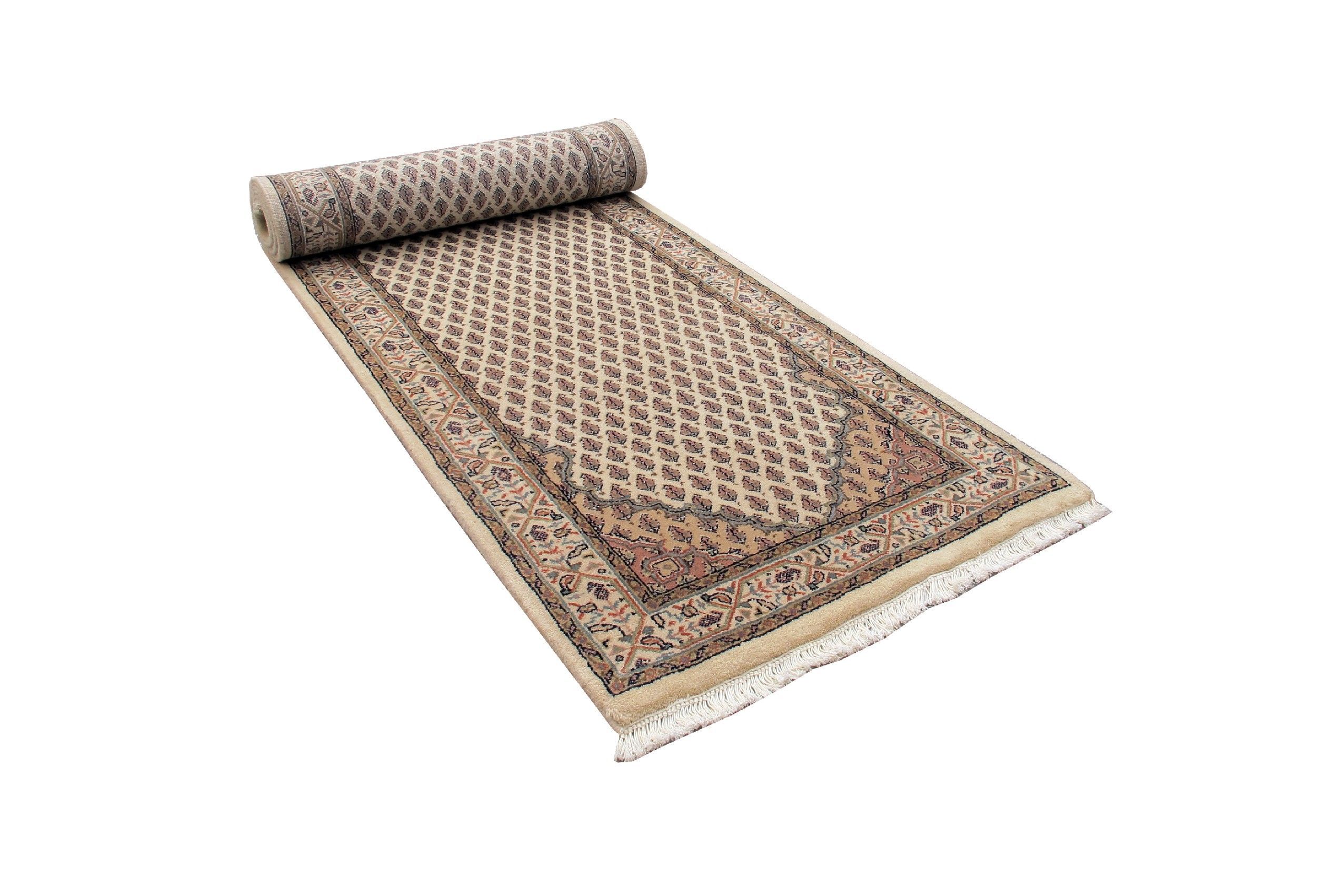 Orientální koberec Surat Corner floral beige