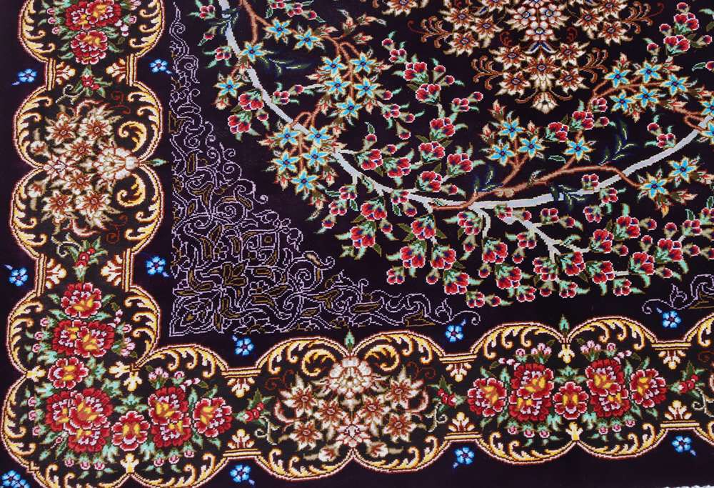 Persian rug Qom