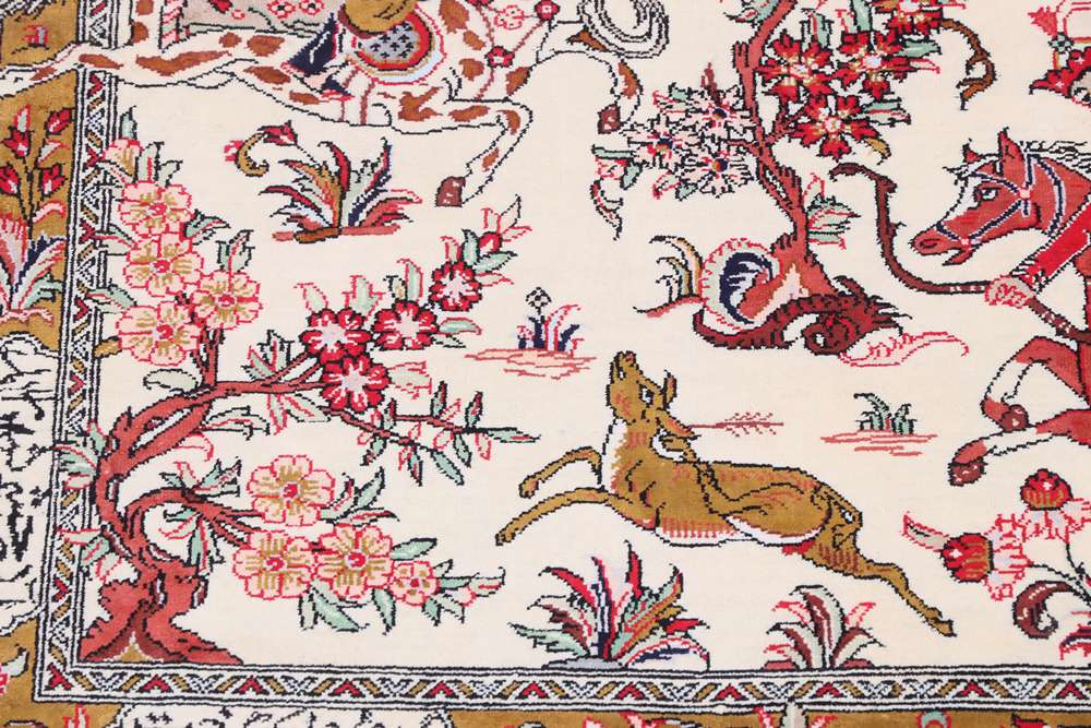 Persian rug Qom