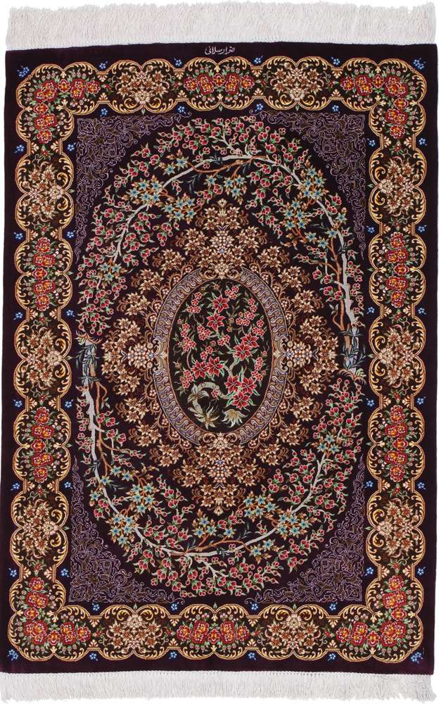 Persian rug Qom