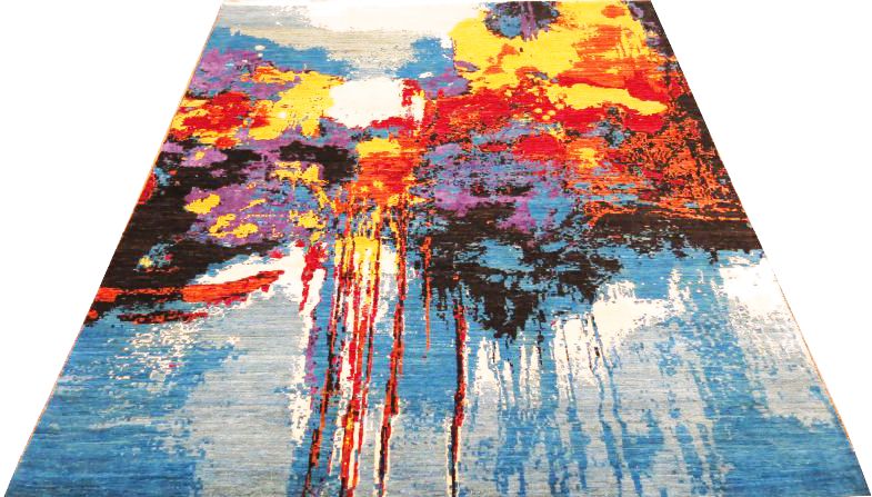 Modern rug Amazon Royal
