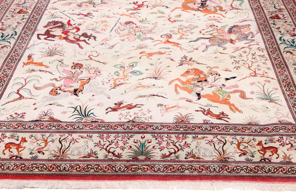 Persian rug Qom