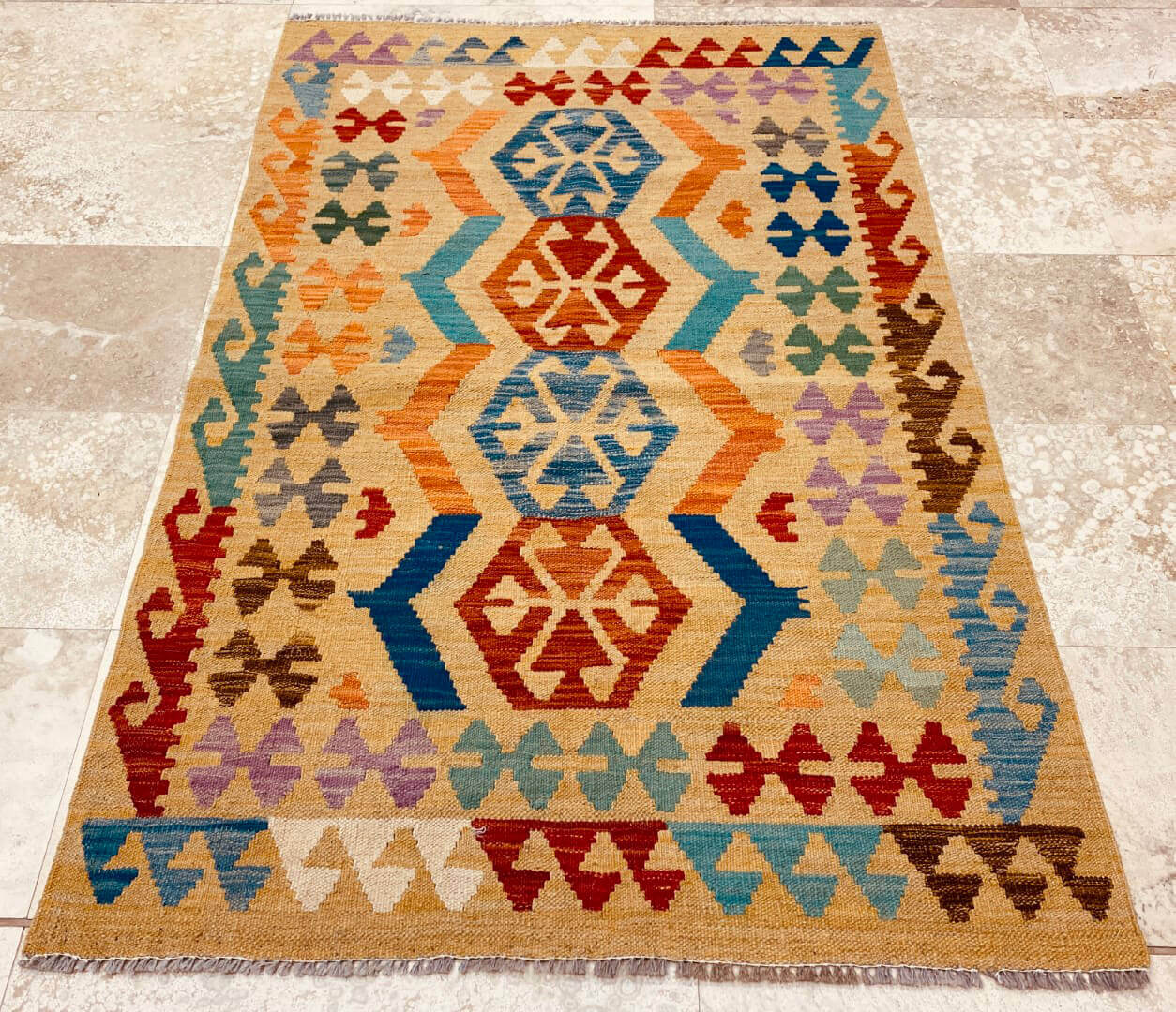 Oriental rug Kelim Waziri