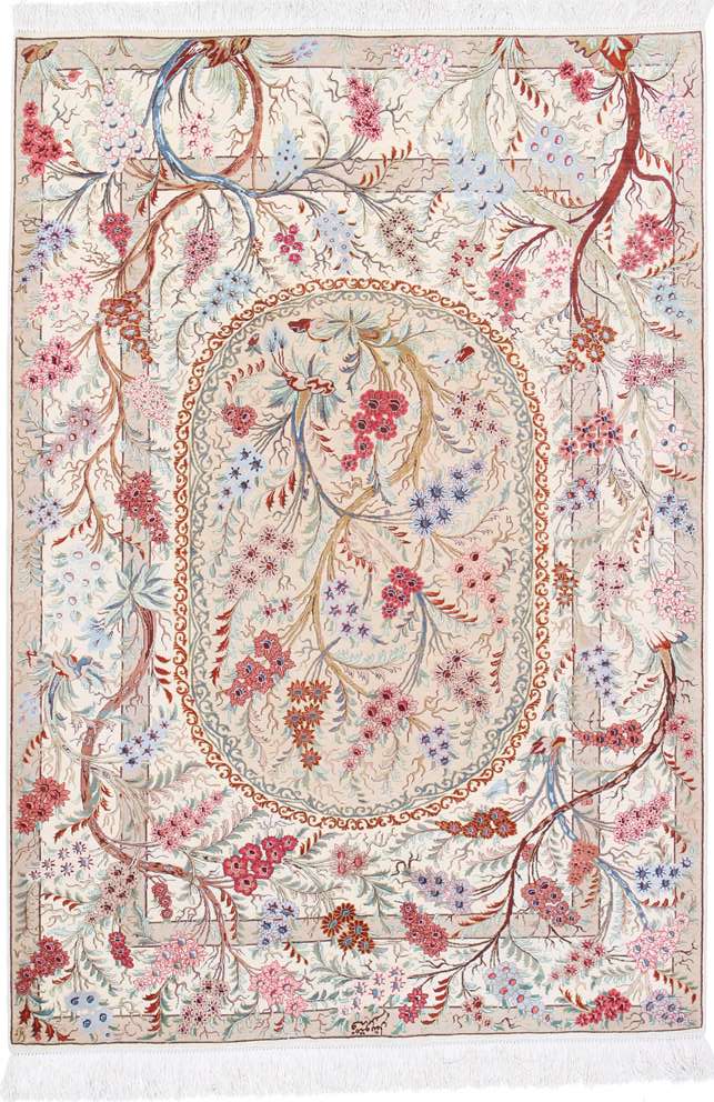 Persian rug Qom